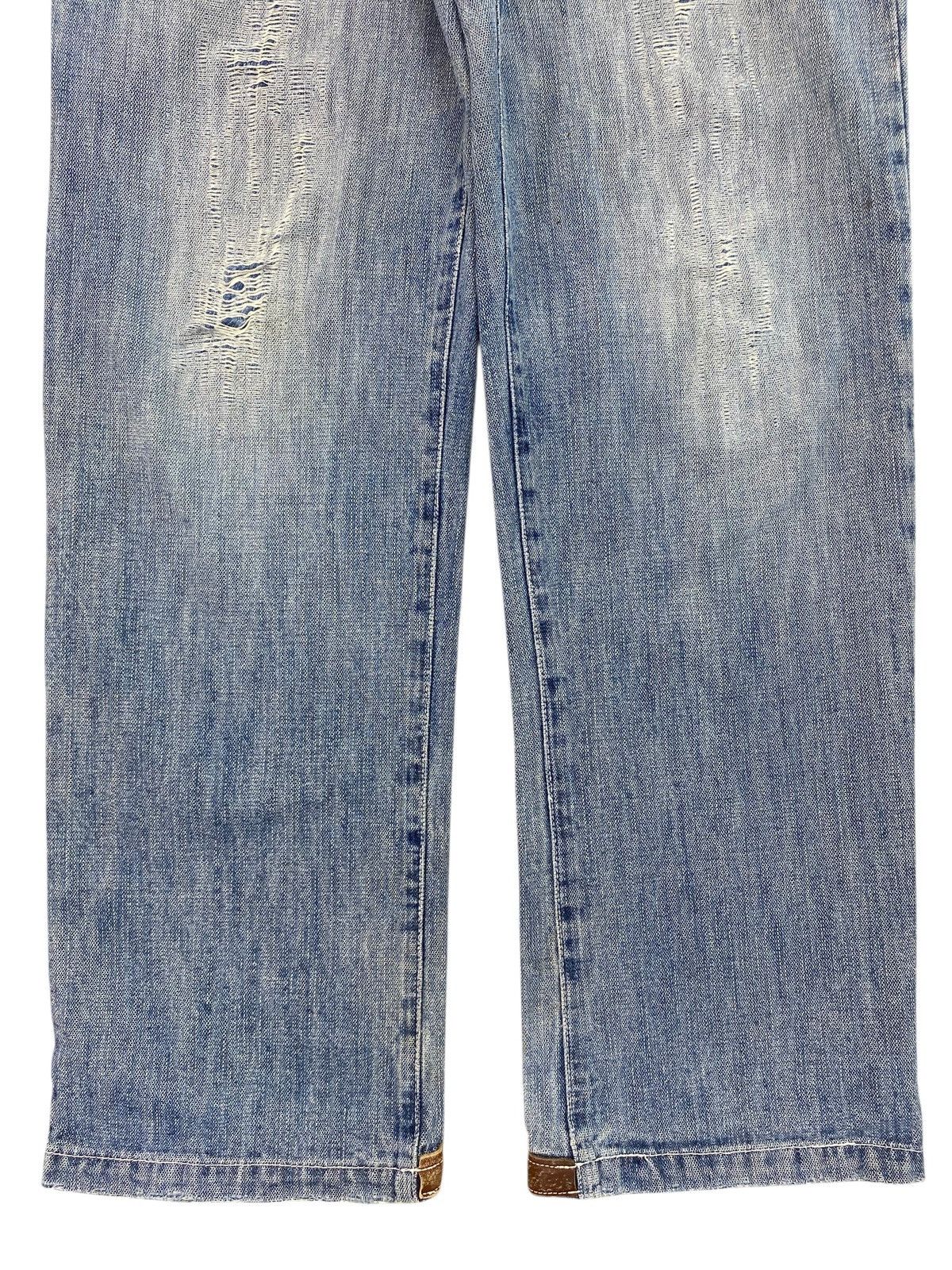 Japanese Brand Japanese Brand Blue Faded Wash Style Ripped Jeans Size US 34 / EU 50 - 9 Thumbnail