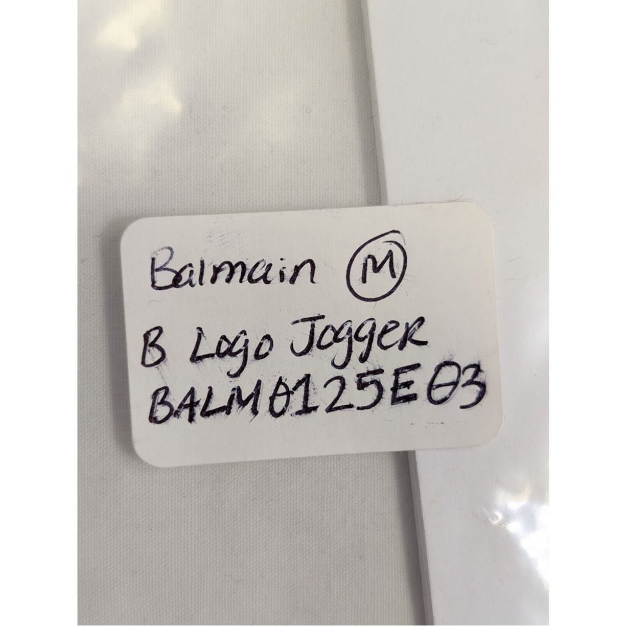 Balmain o1rshd1 B Logo Sweatpant & Jogger in Black Size US 32 / EU 48 - 23 Thumbnail