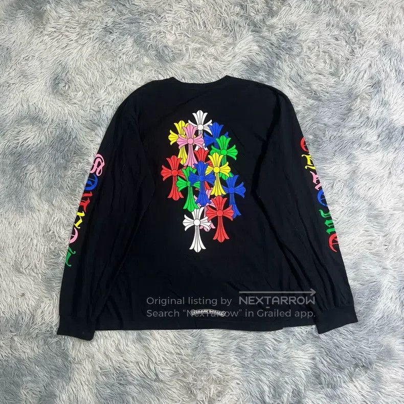Chrome Hearts CHROME HEARTS Size XXL Colored cross long sleeve Size US XXL / EU 58 / 5 - 2 Thumbnail