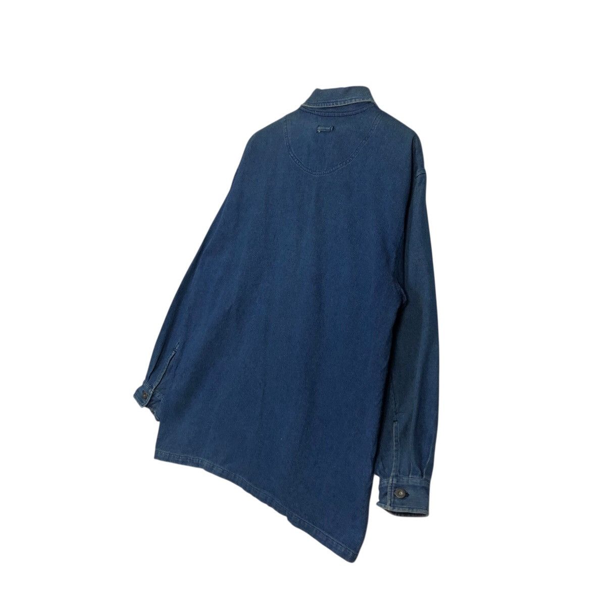 Japanese Brand Rare Witford Classic Oversized Denim Zip Shirt Jacket LL Size US L / EU 52-54 / 3 - 11 Thumbnail