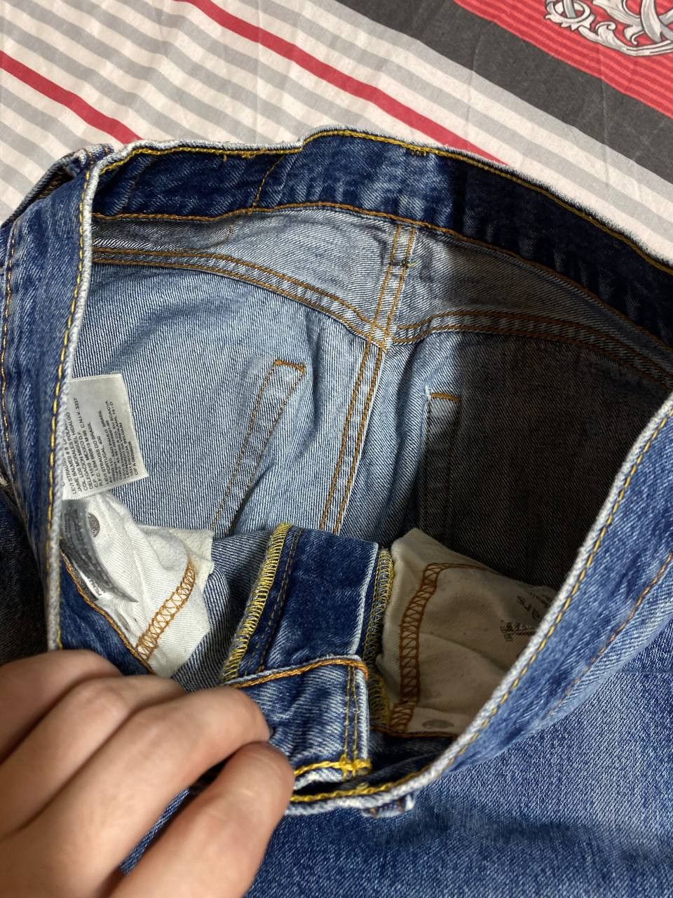 Levi's × Vintage Vintage Levi's 505 Signature Released Hem Jeans Size US 34 / EU 50 - 6 Thumbnail