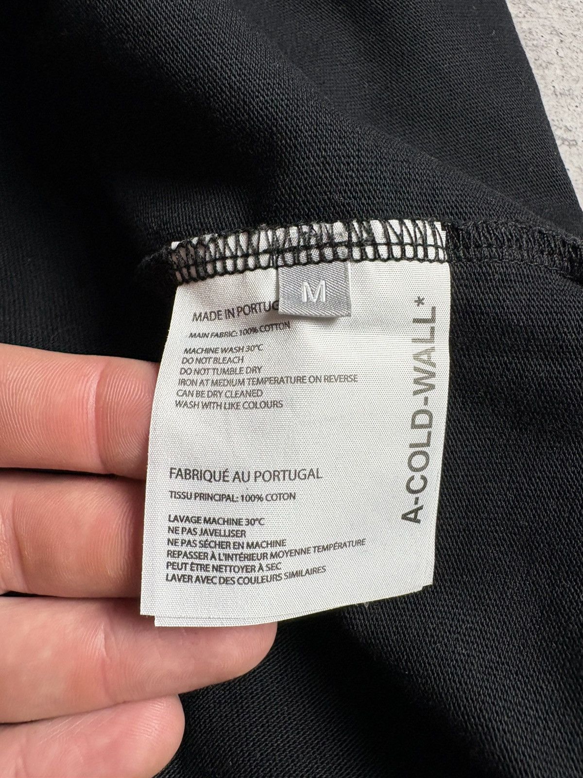 A-COLD-WALL* A COLD WALL rare logo t-shirt Size US M / EU 48-50 / 2 - 5 Thumbnail