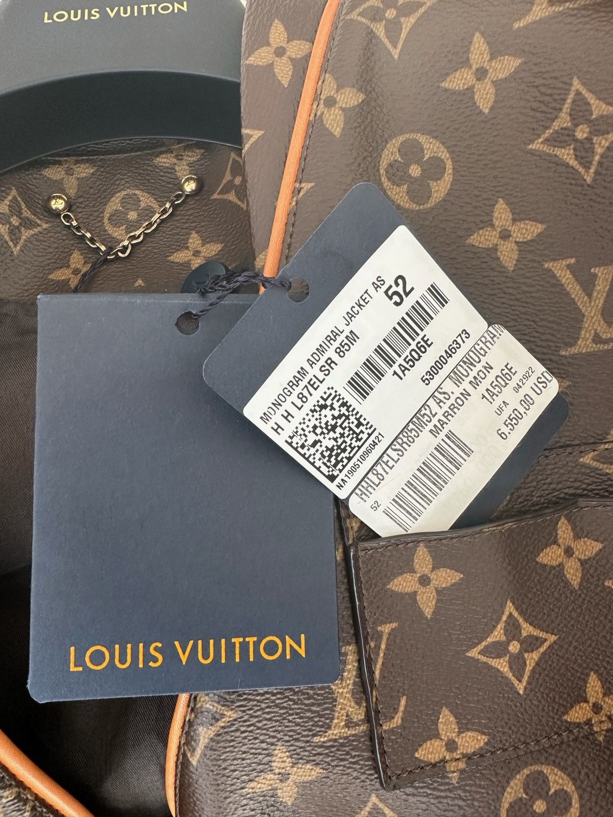 Louis Vuitton Louis Vuitton Admiral Monogram Jacket Virgil Abloh FW 2019 Size US L / EU 52-54 / 3 - 5 Thumbnail