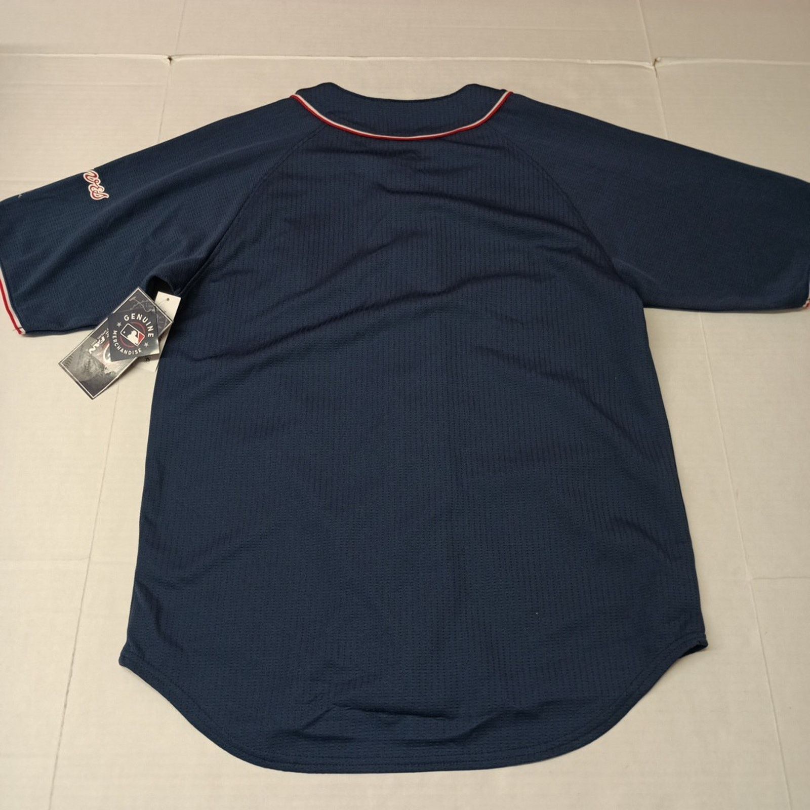 Other Atlanta Braves Jersey Adult M Medium Blue Red MLB Baseball Size US M / EU 48-50 / 2 - 8 Thumbnail