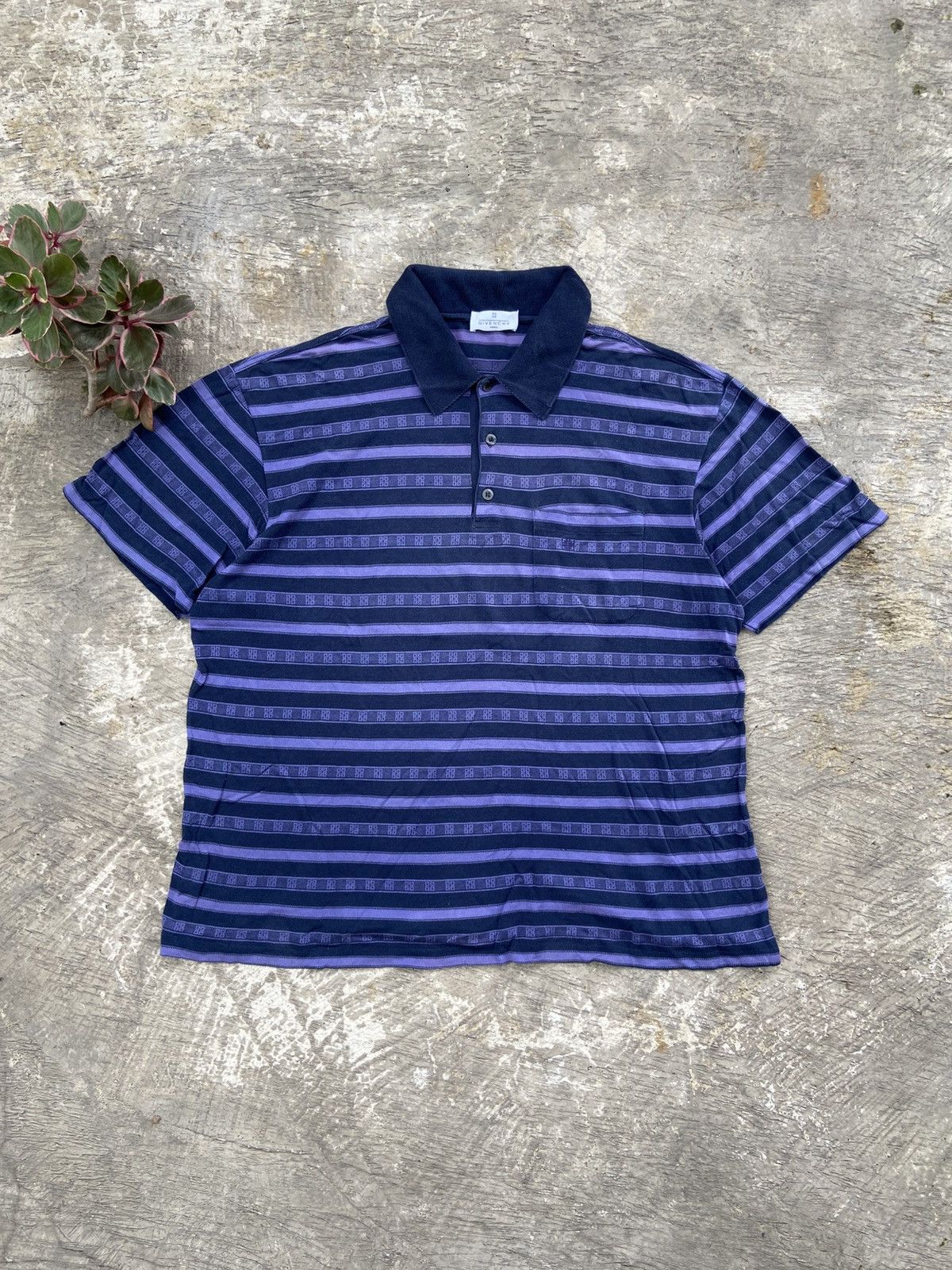 Givenchy Givenchy Stripe Polo Shirt Size US L / EU 52-54 / 3 - 1 Thumbnail
