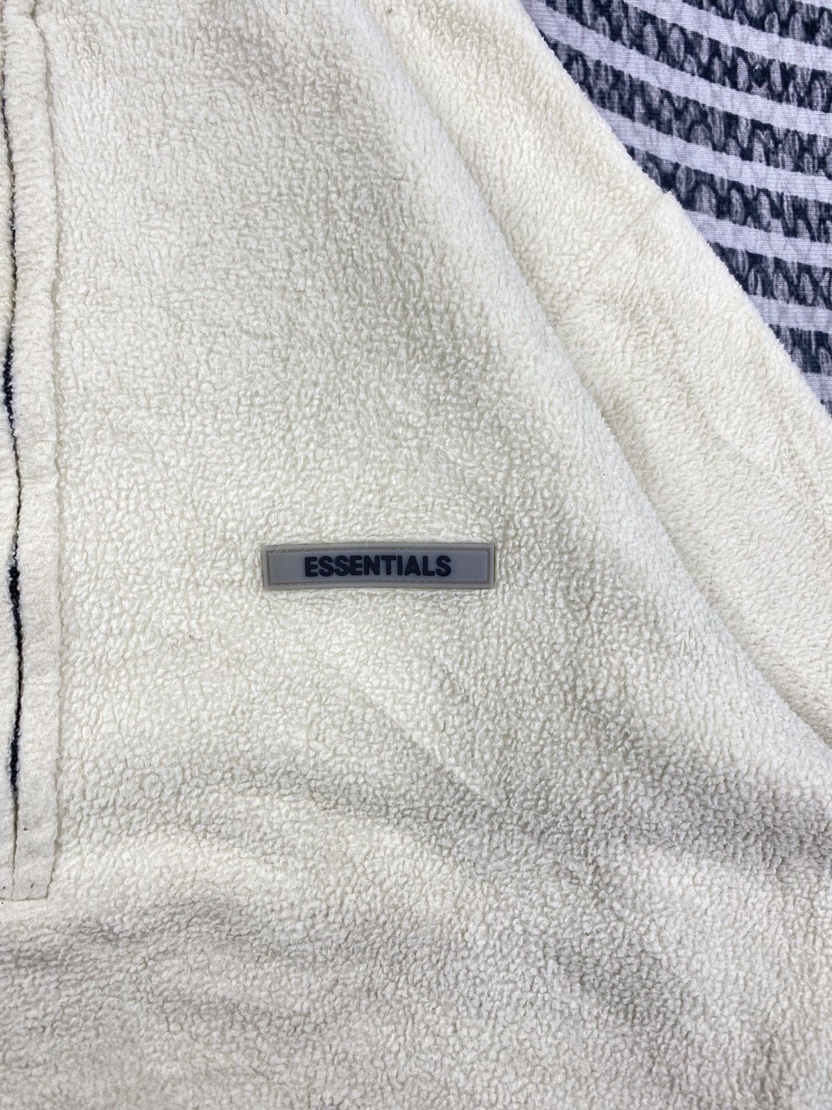 Essentials 🔥Essentials Fear Of God Half Zipper Fleece Baggy Sweatshirt Size US L / EU 52-54 / 3 - 6 Thumbnail