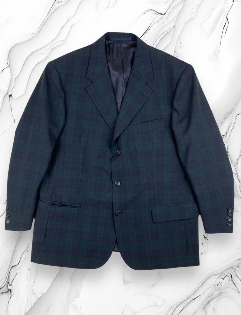 Burberry × Vintage Mens Vintage Burberry Blazer Size 52 Size 52L - 1 Thumbnail