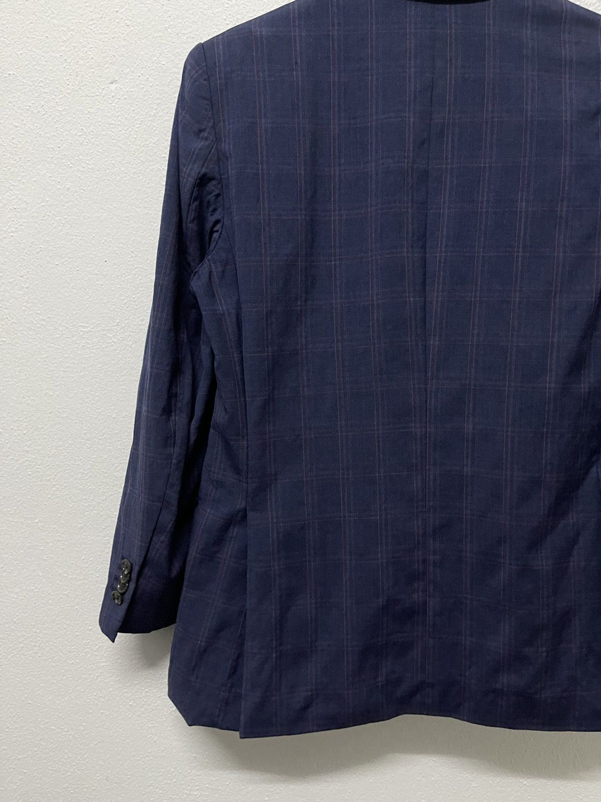 Loro Piana 90s LORO PIANA MOTS PLAID WOOL BLAZZER RARE DESIGN Size US M / EU 48-50 / 2 - 14 Thumbnail