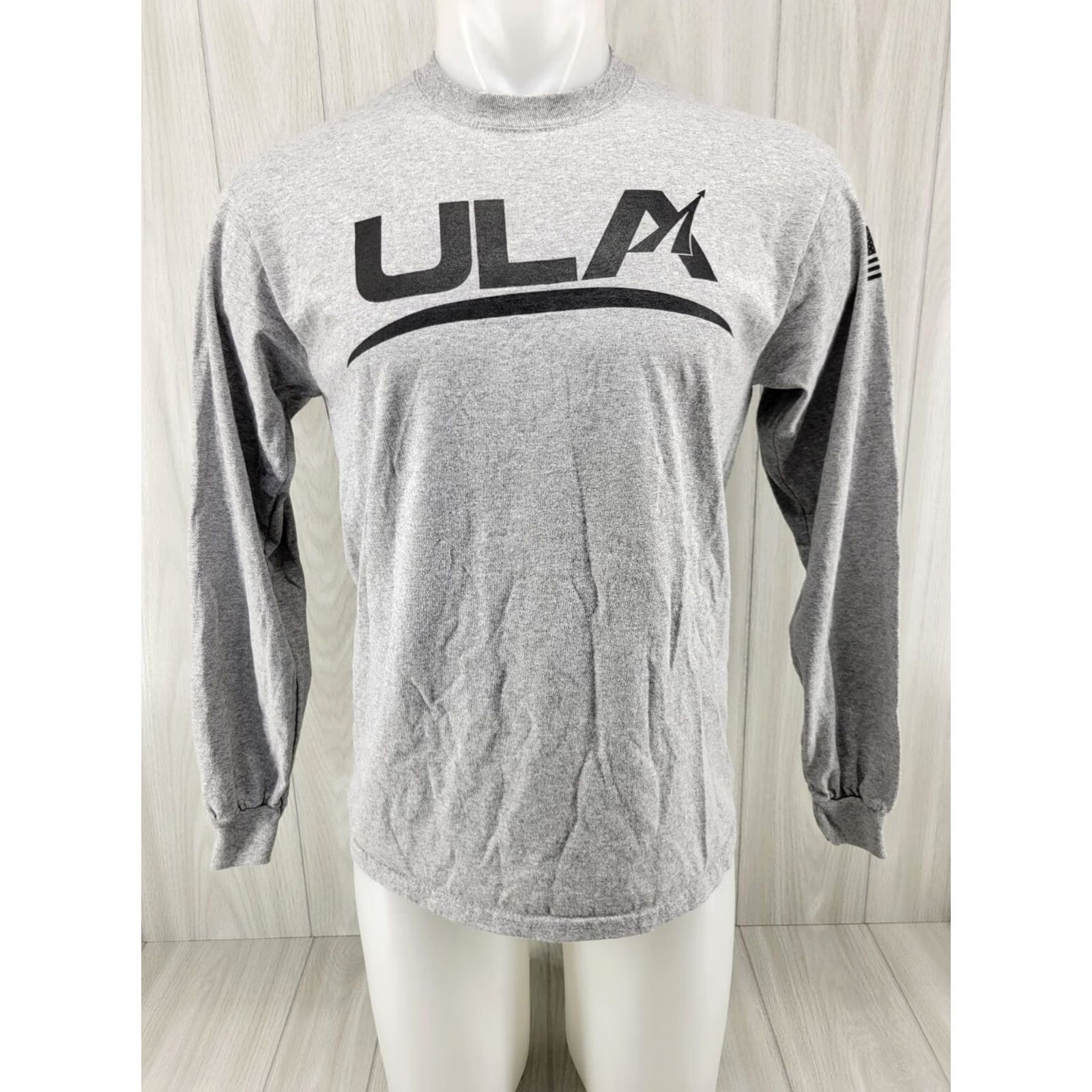 Gildan VINTAGE United Launch Alliance ULA Vulcan Centaur Long Sleeve Shirt Men’s M Gray Size US M / EU 48-50 / 2 - 2 Thumbnail