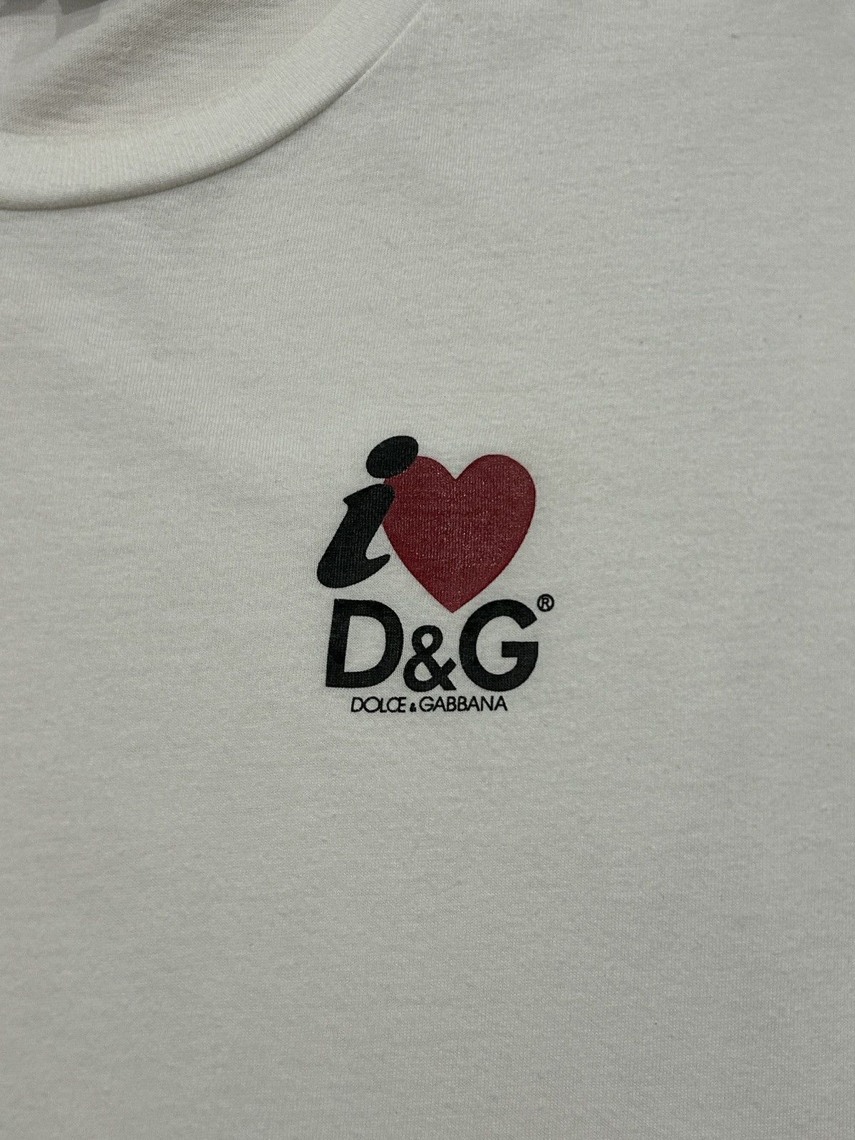Dolce & Gabbana I ❤️ Dolce & Gabbana Tee Size US XL / EU 56 / 4 - 2 Thumbnail