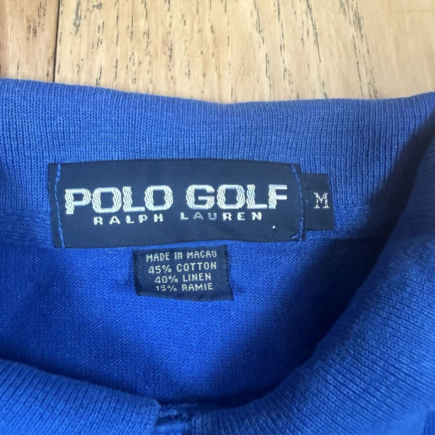 Ralph Lauren VINTAGE Polo Ralph Lauren Golf Shirt Mens Medium Blue Crest Short Sleeve Size US M / EU 48-50 / 2 - 4 Thumbnail