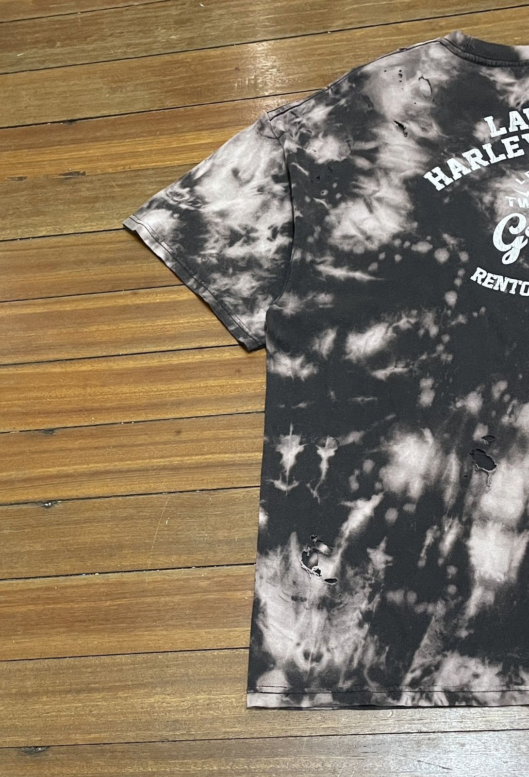 Harley Davidson × Vintage Rare Design Vintage Harley Davidson Distressed T-shirt 2000s Size US XXL / EU 58 / 5 - 7 Thumbnail