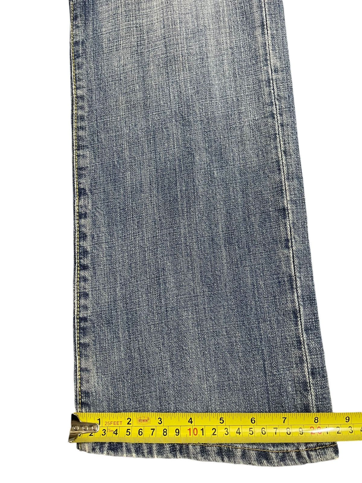 Tornado Mart Vintage Japanese Brand Blue Faded Wash Distressed Jeans Size US 34 / EU 50 - 16 Thumbnail