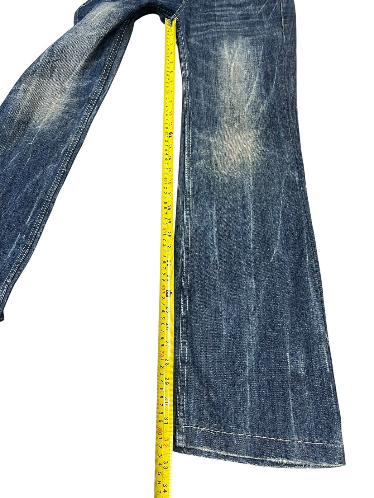 Japanese Brand Vintage Swell Jeans Style By L.B.D Flare Jeans Size 28" / US 6 / IT 42 - 10 Thumbnail