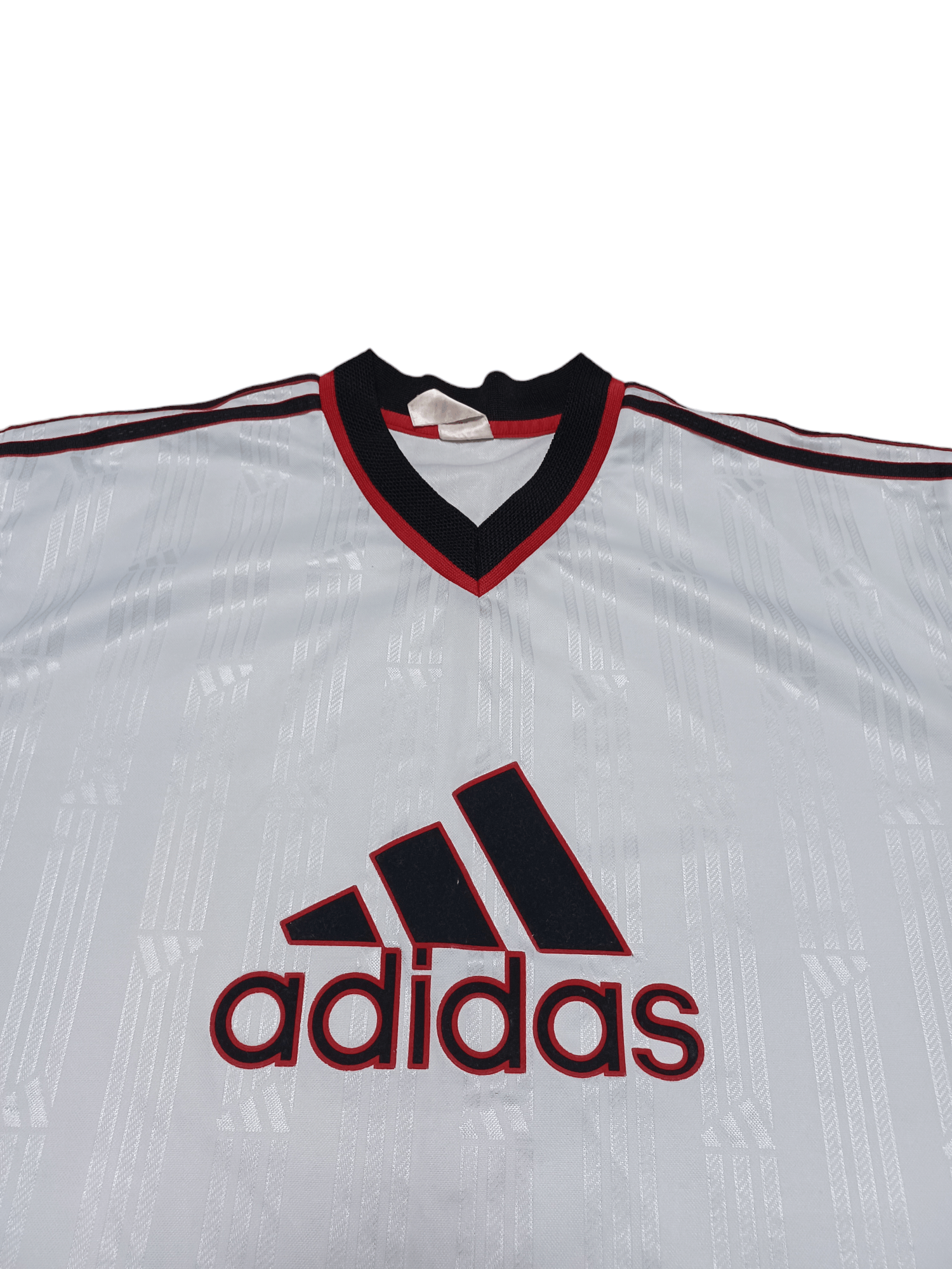Adidas 90S VINTAGE ADIDAS BIGLOGO MONOGRAM SOCCER JERSEY FOOTBALL Size US XL / EU 56 / 4 - 3 Thumbnail