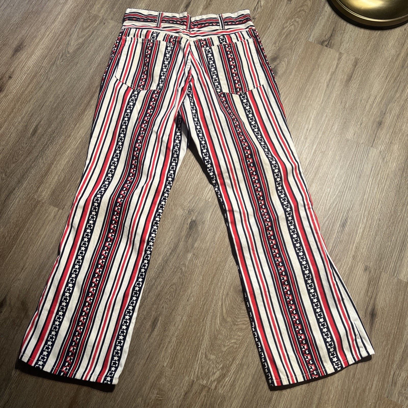 Levi's 60s Vintage LEVI'S Big E Stars Stripes Flare Jeans 29 27 VGC Size US 29 - 9 Thumbnail