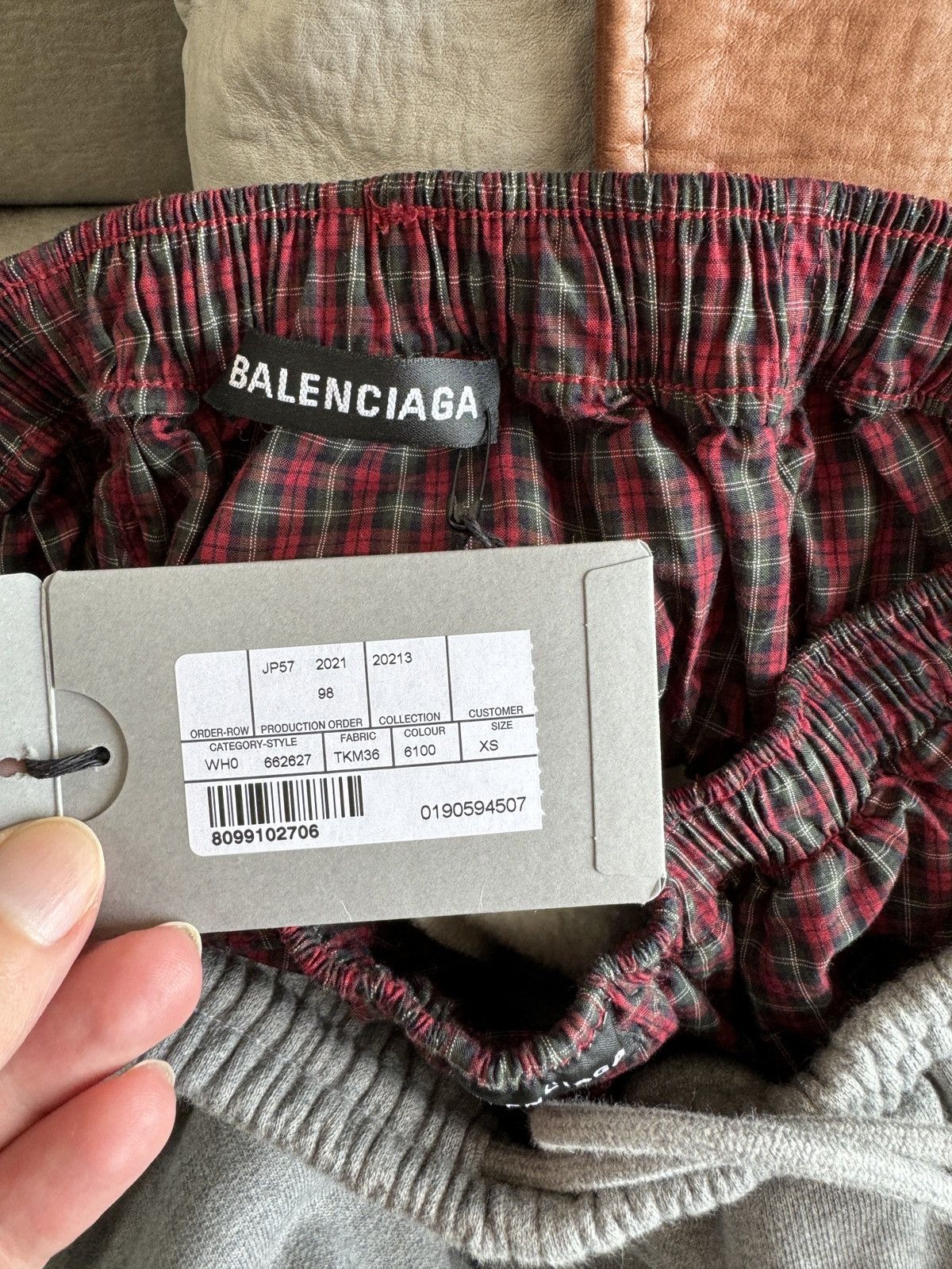Balenciaga Balenciaga Hybrid Sweatpants with Underwear Size US 31 - 14 Thumbnail