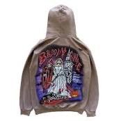 image of Warren Lotas Bloody Bride Hoodie in Brown, Men's (Size Medium)