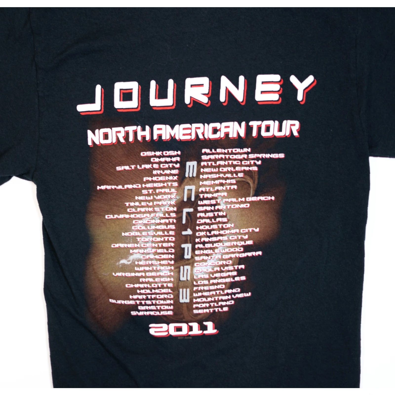 Anvil VINTAGE JOURNEY City of Hope Eclipse ECL1PS3 2011 T-Shirt Men Size S Shirt Short Sleeve Black 100% Cotton Anvil Logo Musi c Rock USA Band Eclipse Mens Size US S / EU 44-46 / 1 - 3 Thumbnail