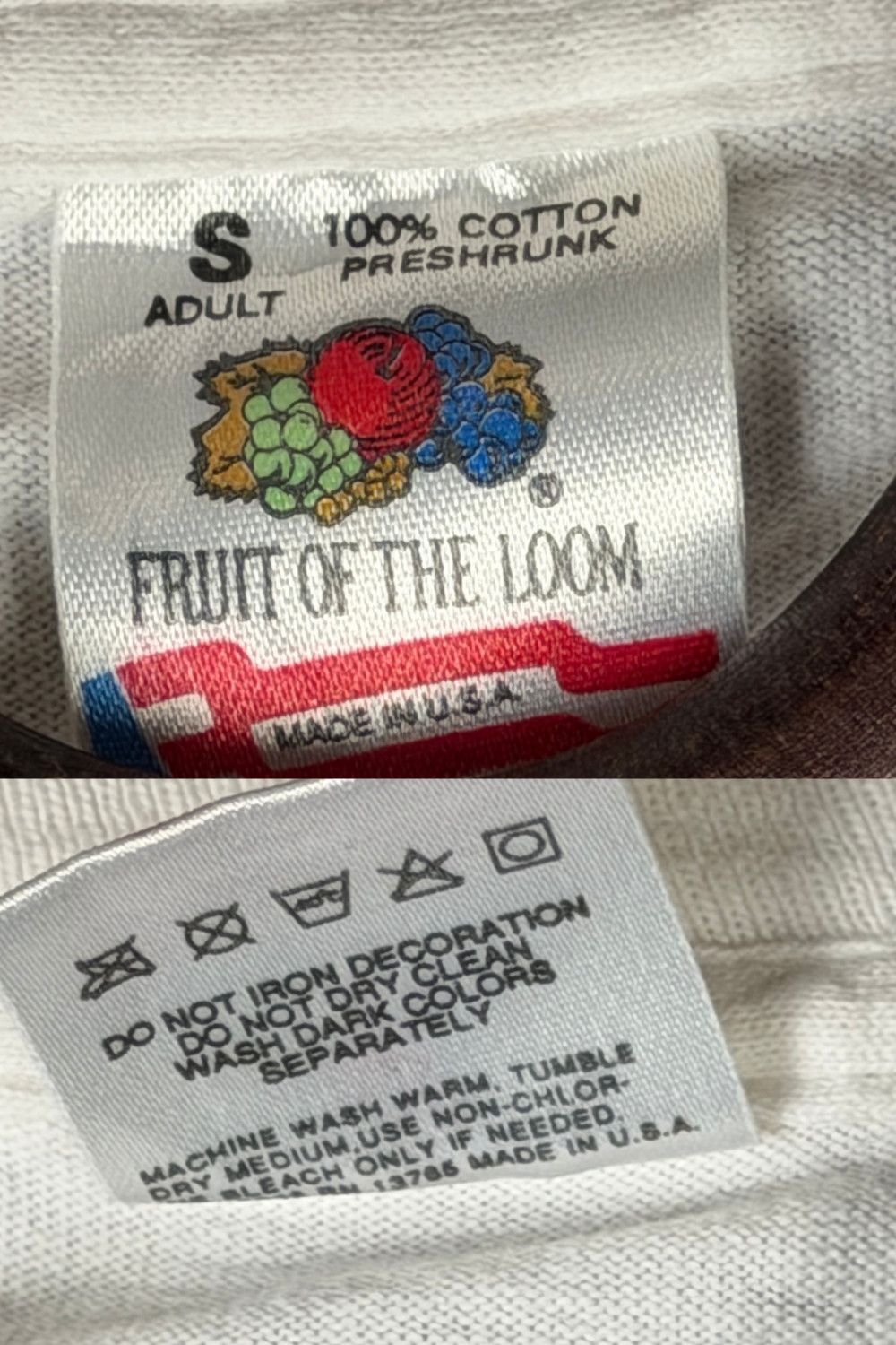 Fruit Of The Loom 1994 Hot August Nights Mustang Single Stitch USA Vintage Size US S / EU 44-46 / 1 - 3 Thumbnail