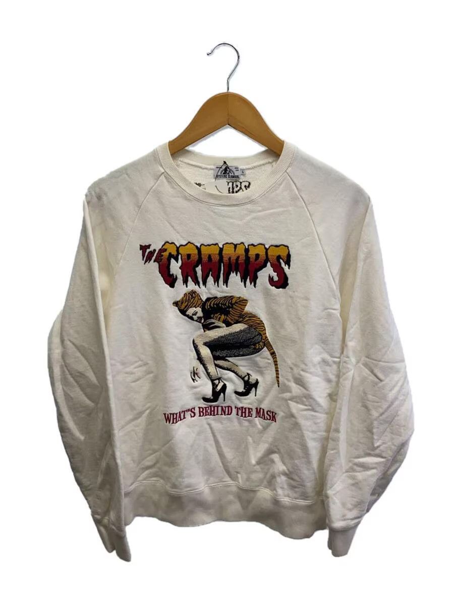 image of Hysteric Glamour The Cramps Raglan Sweatshirt in White, Men's (Size Large)