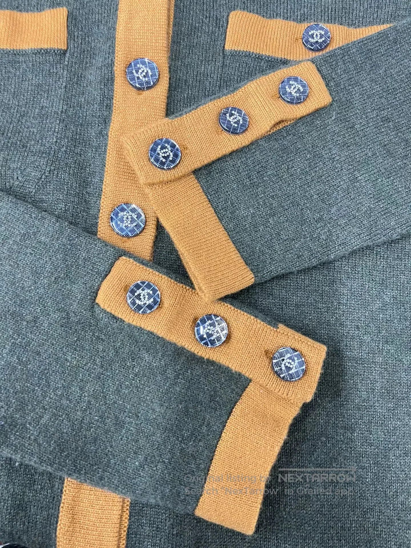 Chanel Chanel Green Long Cashmere Cardigan. Size US S / EU 44-46 / 1 - 3 Thumbnail