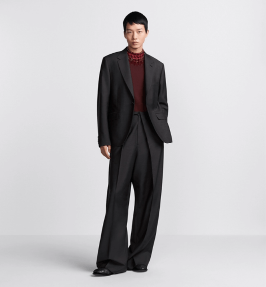 Dior o1w1db11225 443C25 Classic Jacket in Anthracite Gray Size US M / EU 48-50 / 2 - 5 Thumbnail