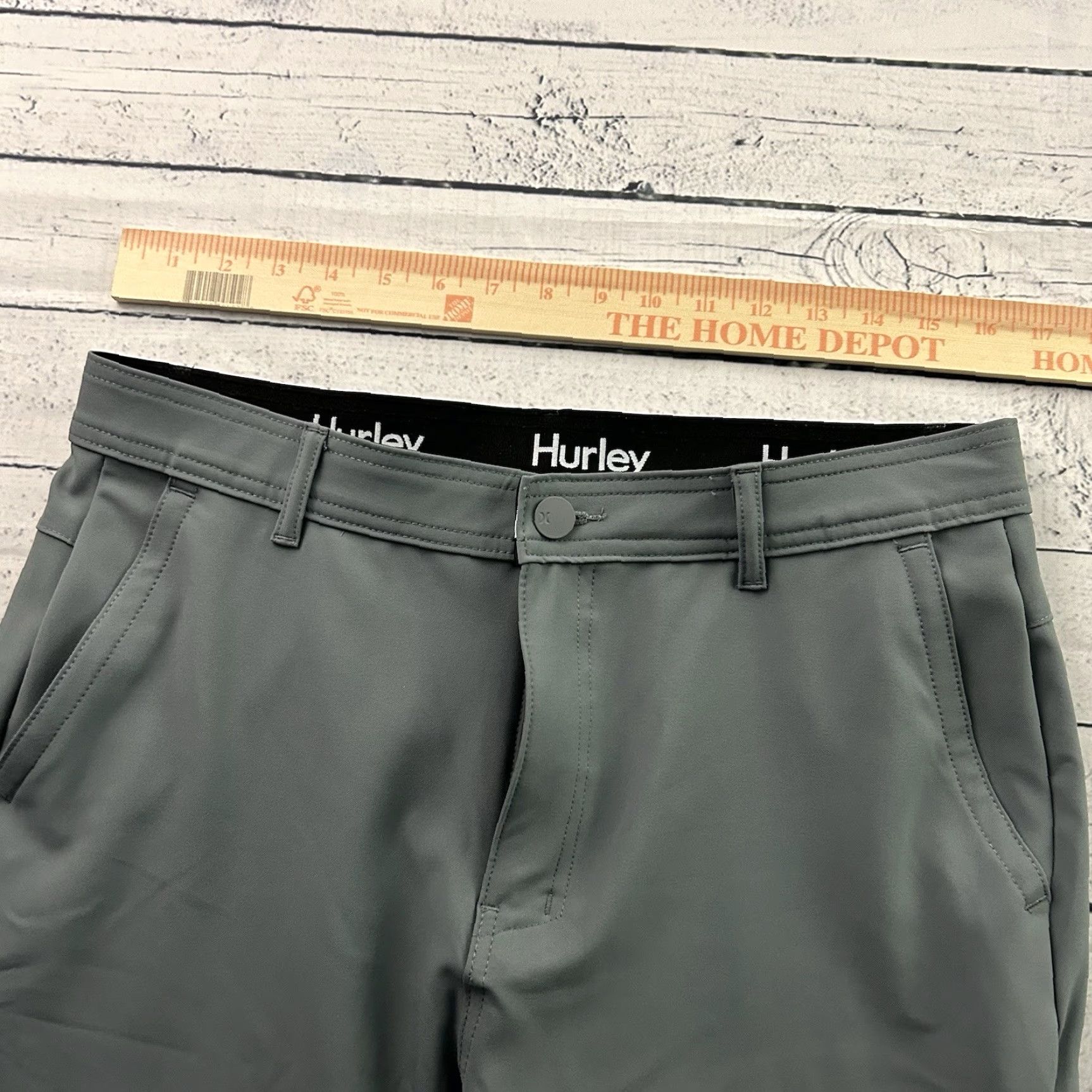 Hurley Hurley Performance Stretch Golf Pants Men's 32x34 Gray Size US 32 / EU 48 - 3 Thumbnail