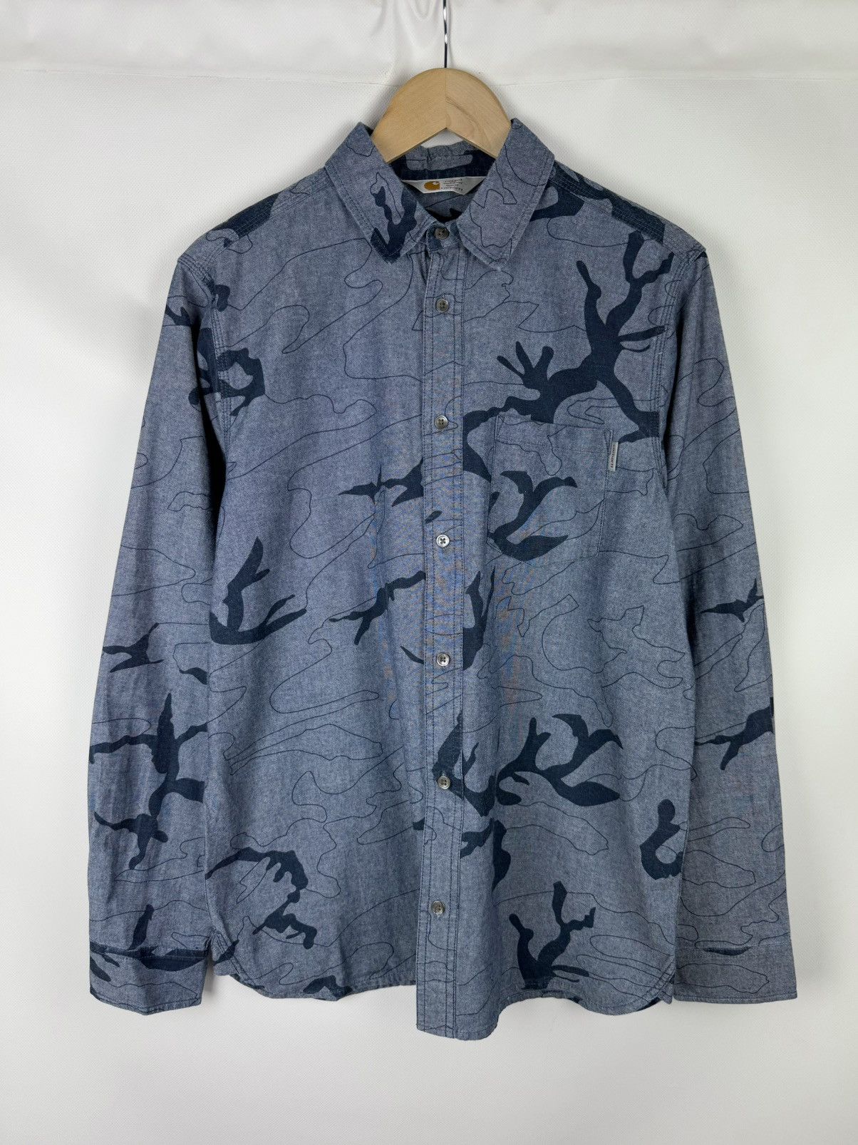 Carhartt Carhartt L/S Bowie Men’s Button Up Shirt Size L Size US L / EU 52-54 / 3 - 1 Thumbnail