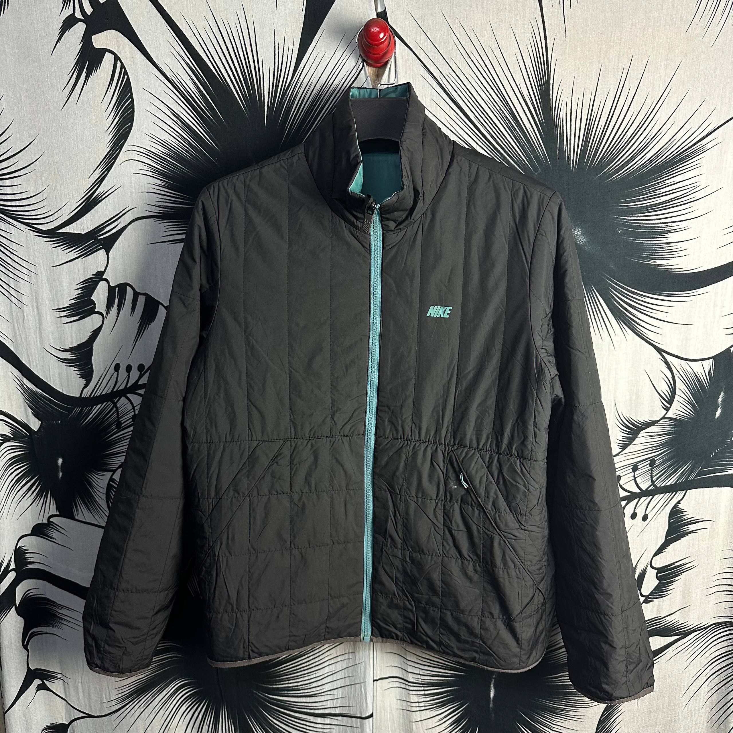 Nike Vintage Nike Two Tone Retro Style Reversible Jacket Size US L / EU 52-54 / 3 - 3 Thumbnail