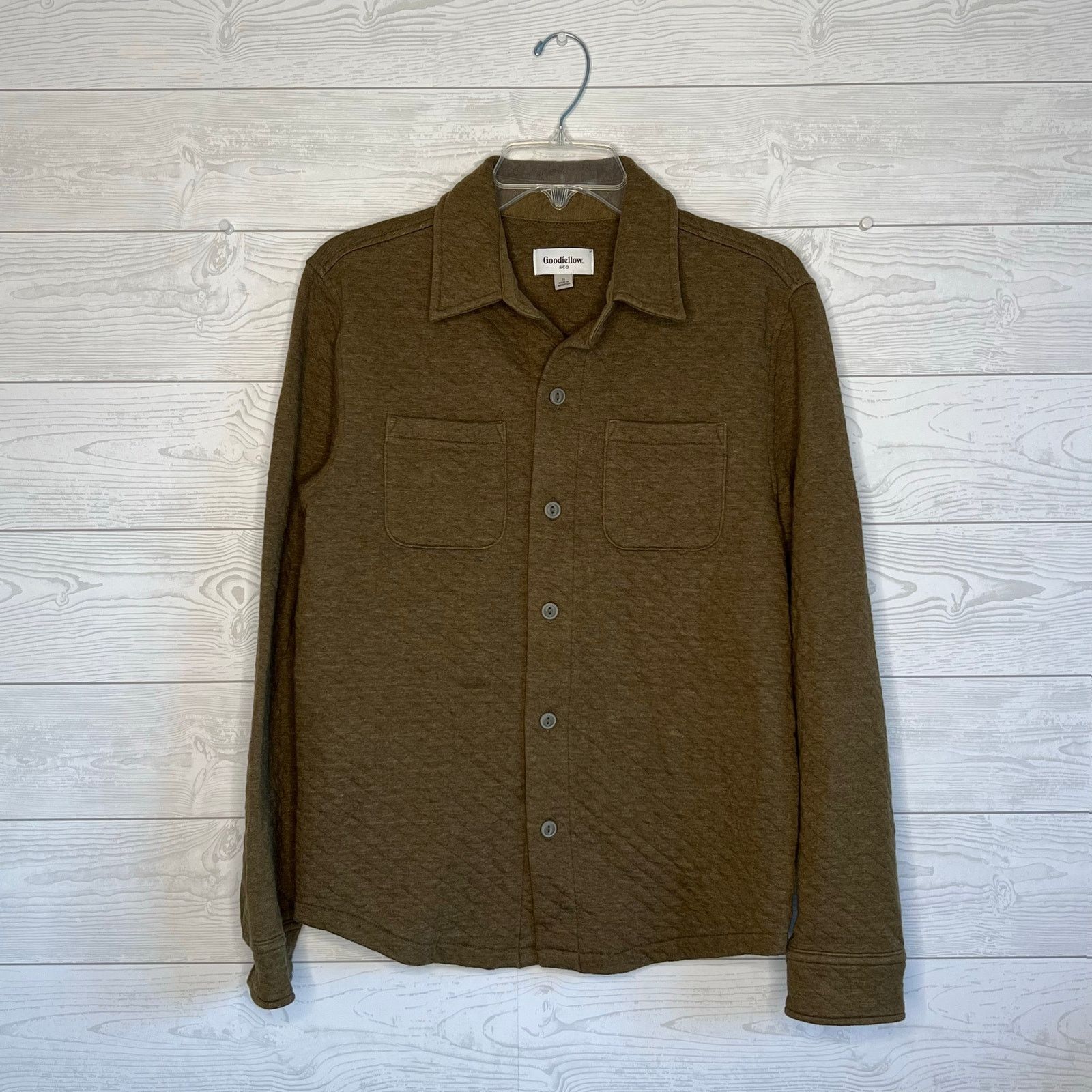 Other Goodfellow & Co olive green quilted shacket Size Small Size US S / EU 44-46 / 1 - 1 Thumbnail