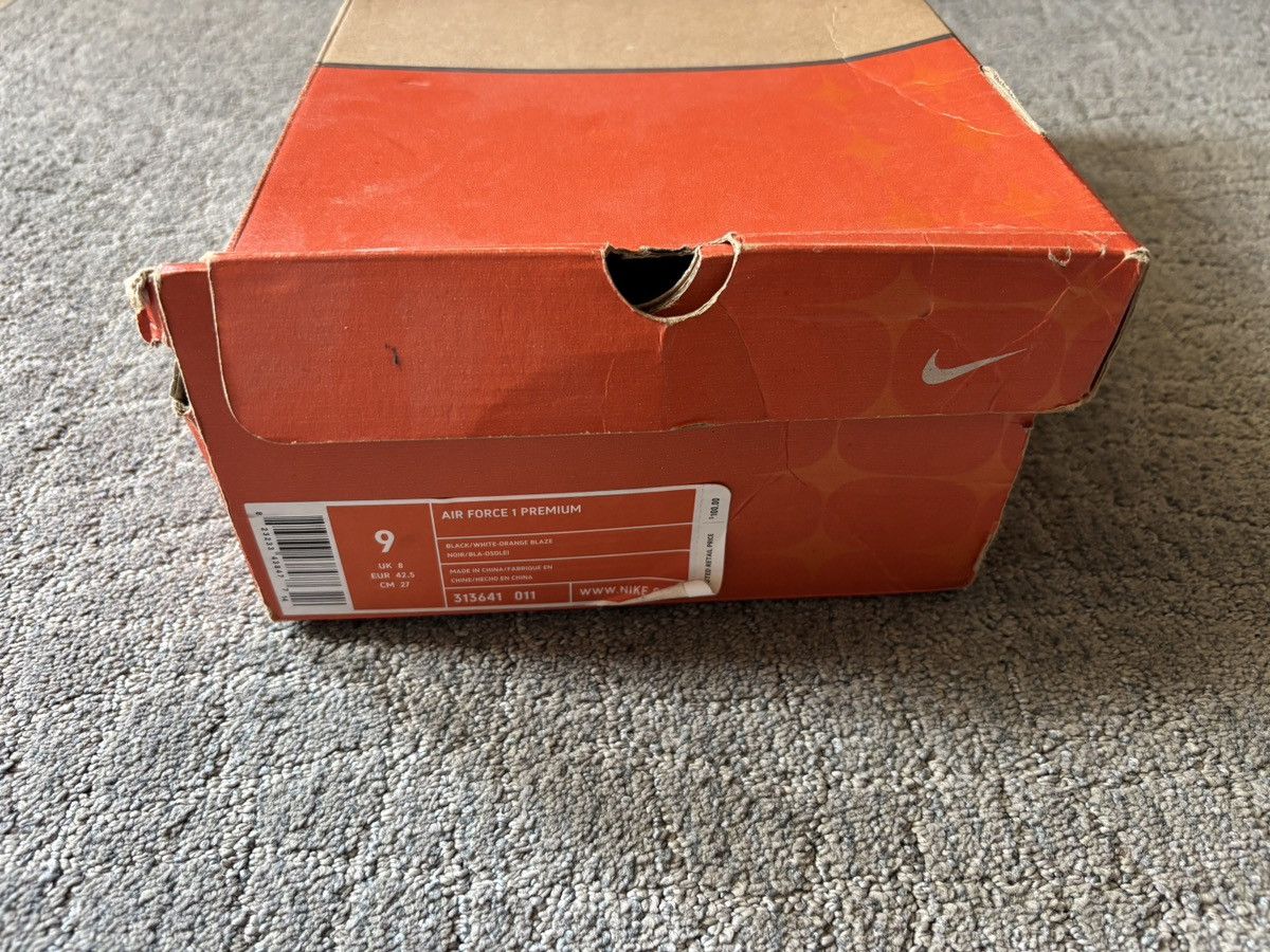 Nike Nike Air Force 1 Premium Halloween 2006 Black/White-Orange Size US 9 / EU 42 - 12 Thumbnail