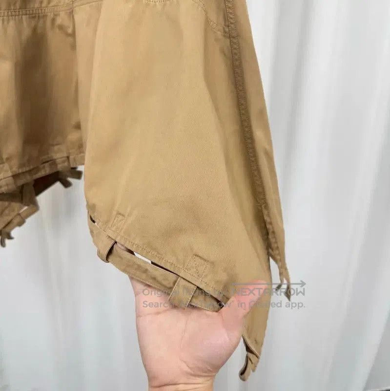 Loewe Loewe Asymmetrical Khaki Midi Skirt . Size 22" - 4 Thumbnail