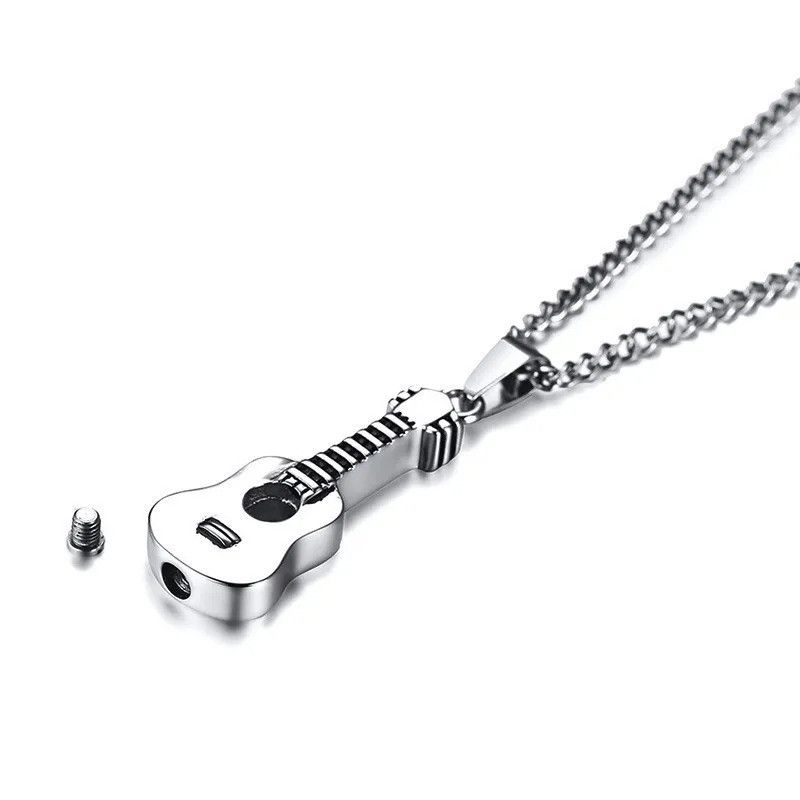 Vintage Guitar Pendant Necklace Size ONE SIZE - 3 Thumbnail