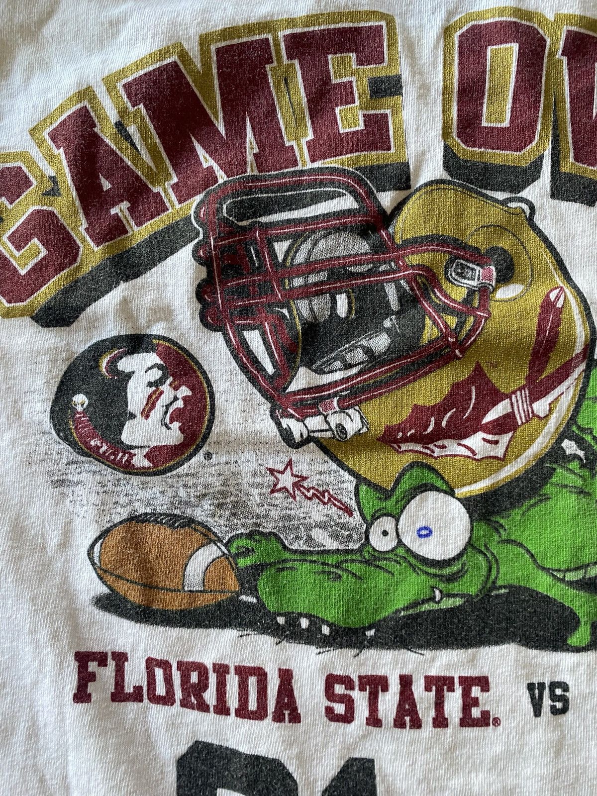 Vintage Vintage Florida Gators vs. Florida State Football L/S Size US XXL / EU 58 / 5 - 7 Thumbnail