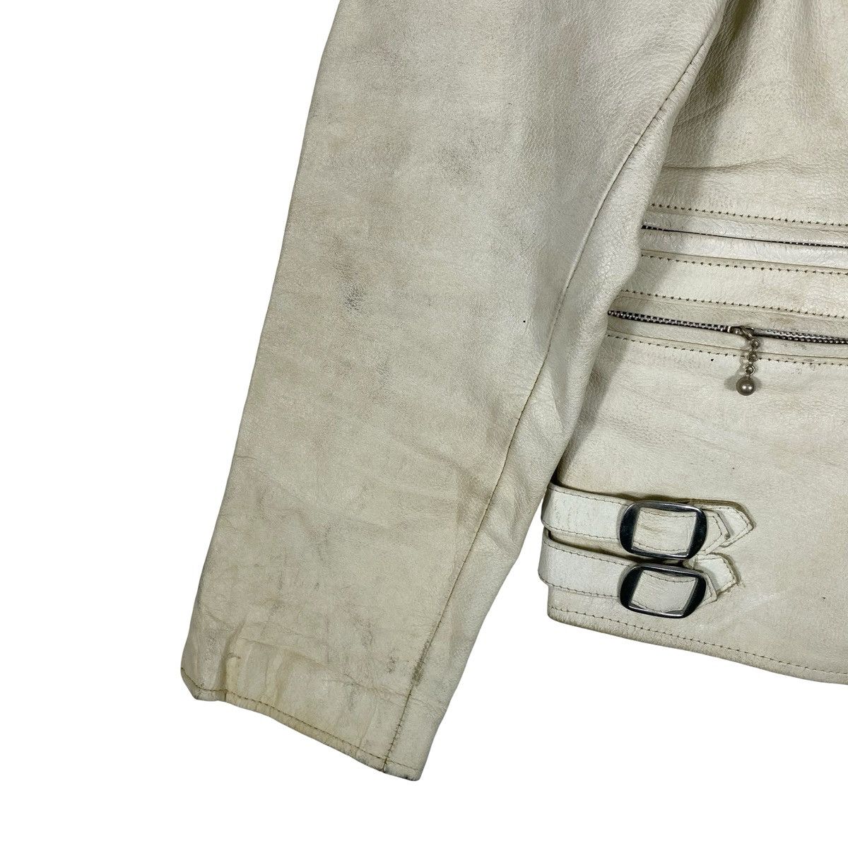 Japanese Brand Vintage Jimsinn Tokyo Punker Leather Jacket Size US S / EU 44-46 / 1 - 6 Thumbnail