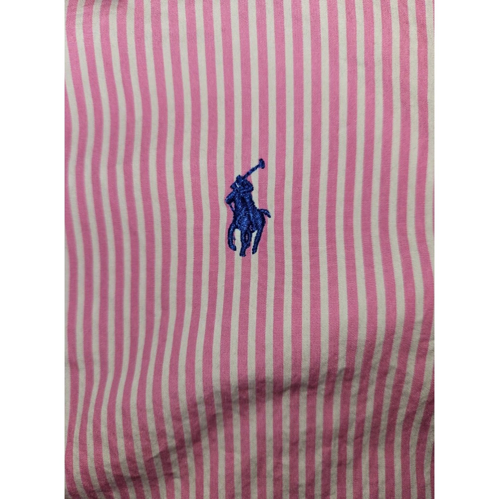 Ralph Lauren Ralph Lauren Shirt Mens XL Pink Button Down Men LongSleeve Striped Preppy Blue Pony Size US XL / EU 56 / 4 - 5 Thumbnail