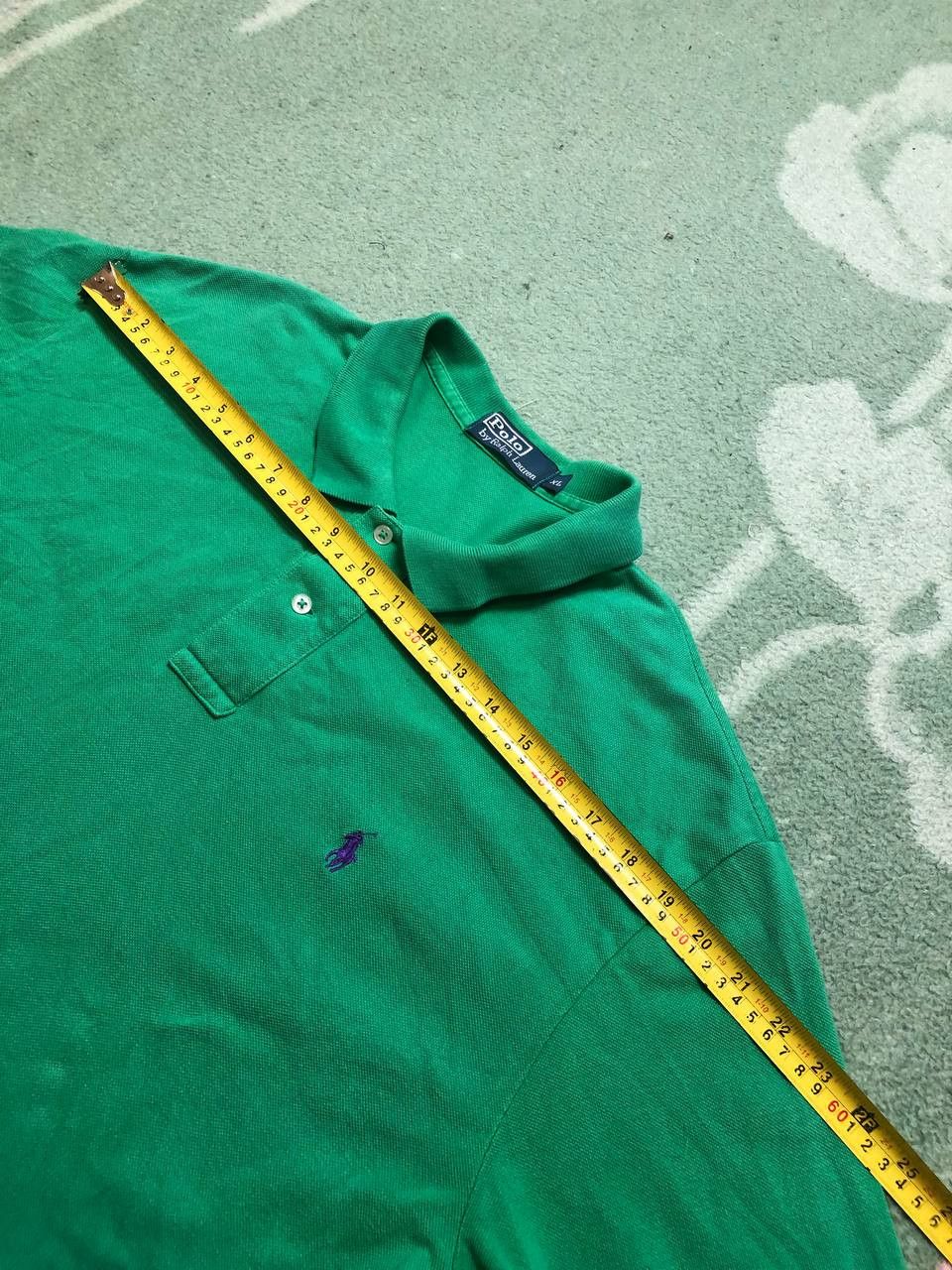 Polo Ralph Lauren Vintage Polo Ralph Lauren Green Polo Size XL Size US XL / EU 56 / 4 - 10 Thumbnail
