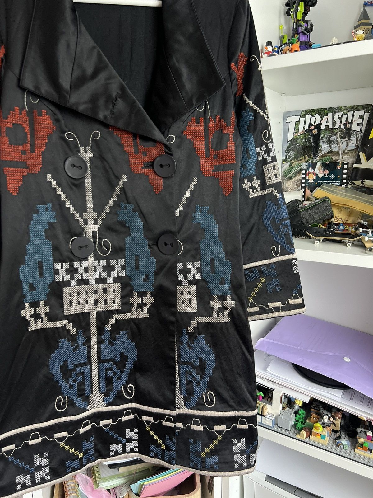 Designer × Kenzo × Vintage Vintage Y2K Kenzo Jeans abstract coat jacket M designer 00s Size M / US 6-8 / IT 42-44 - 5 Thumbnail