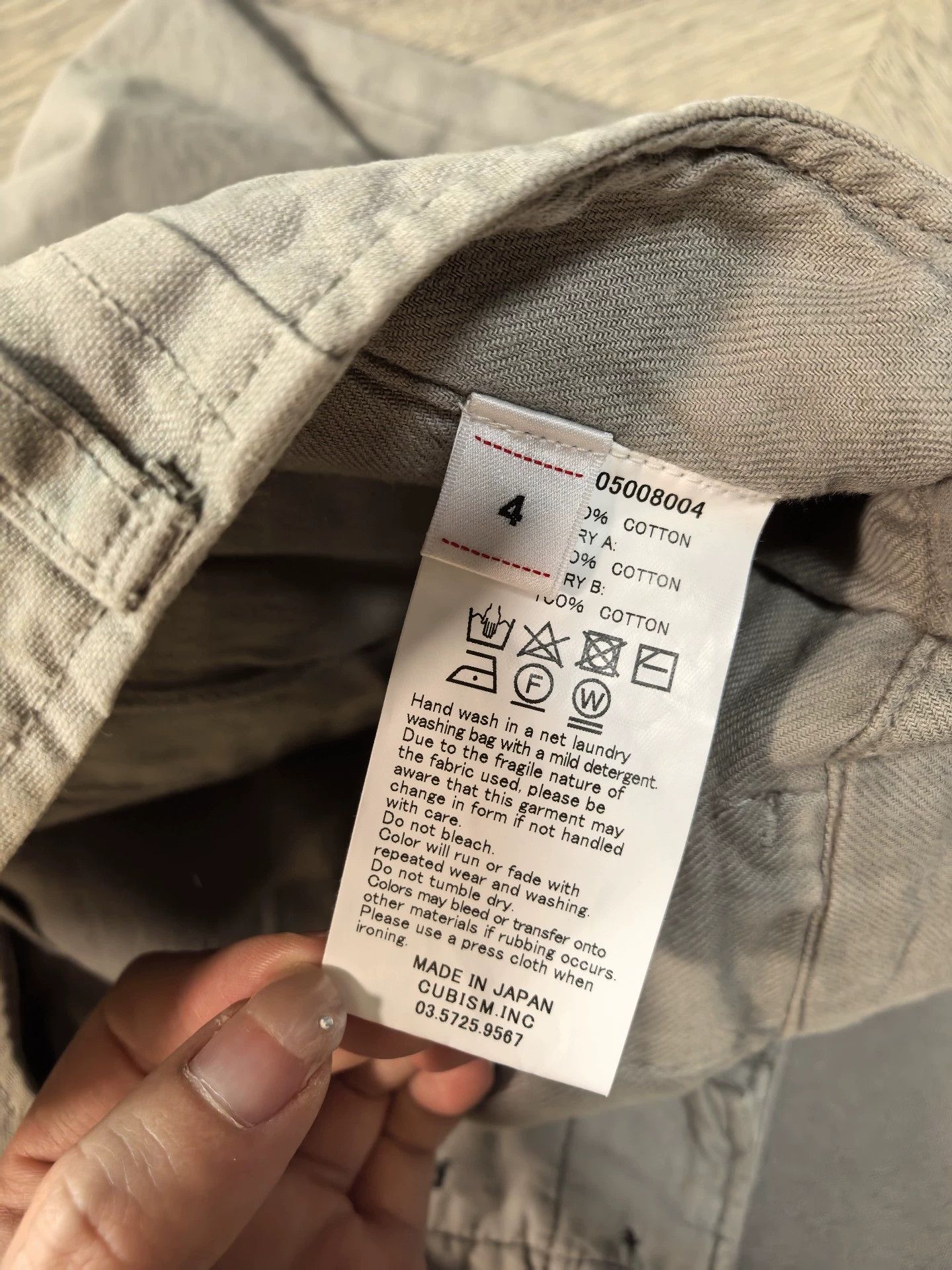 Visvim VISVIM 21AW ICT GIFFORD DMGD Washed GREY Pants Size US 36 / EU 52 - 5 Thumbnail