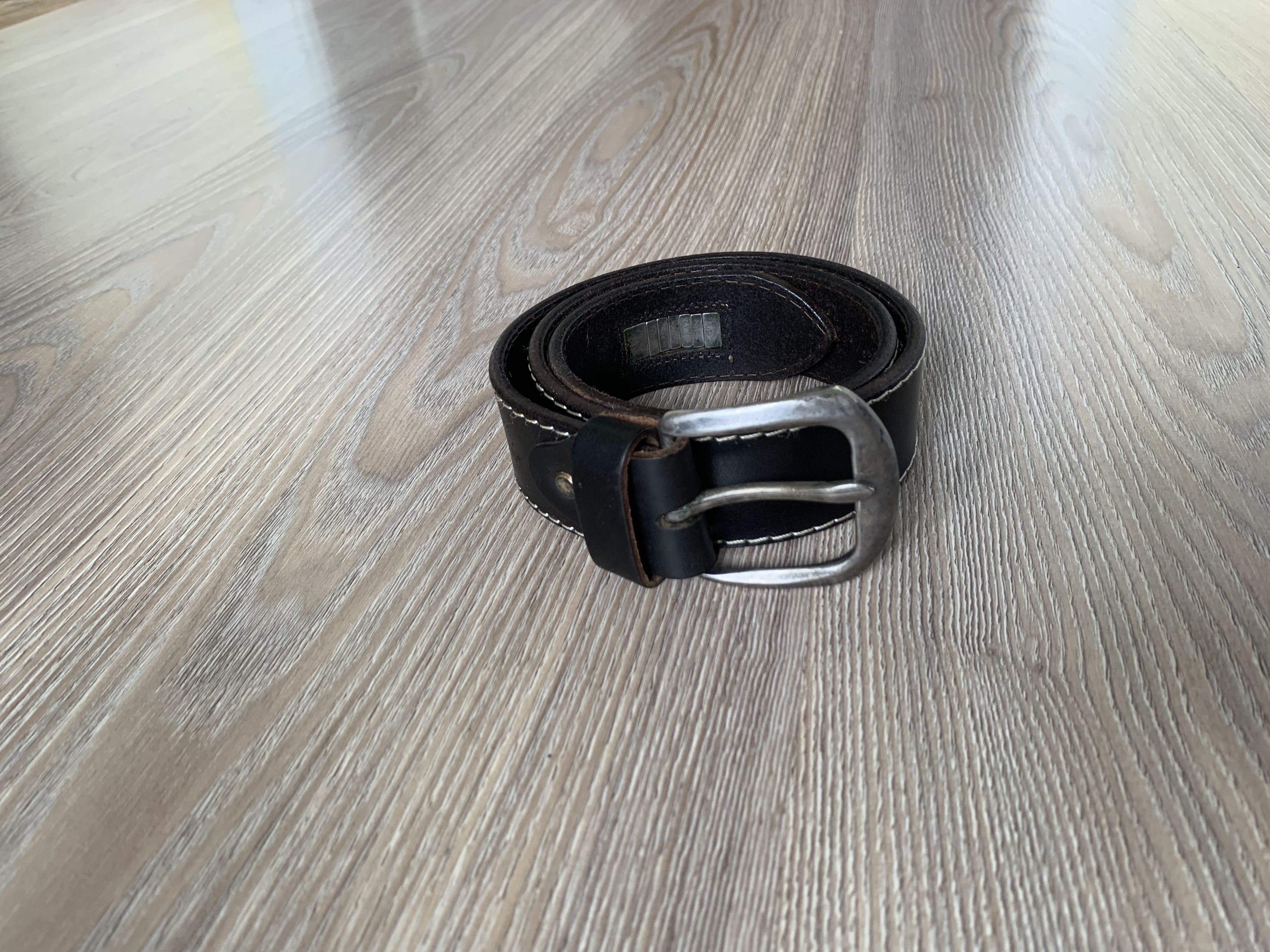 Mustang × Vintage Mustang Vintage Black Leather Belt Size ONE SIZE - 1 Thumbnail