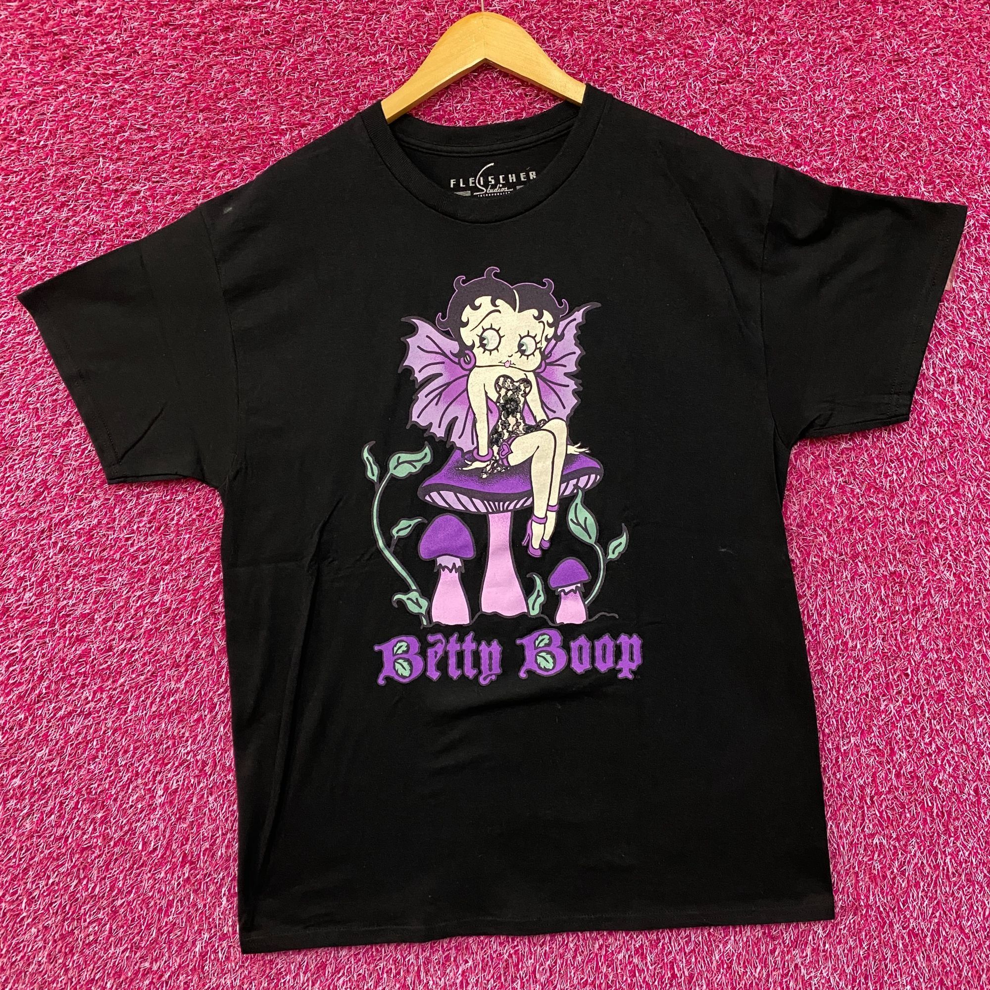 Other Betty Boop Gothic Mushroom Pixie Animated Movie T-Shirt L Size US L / EU 52-54 / 3 - 3 Thumbnail