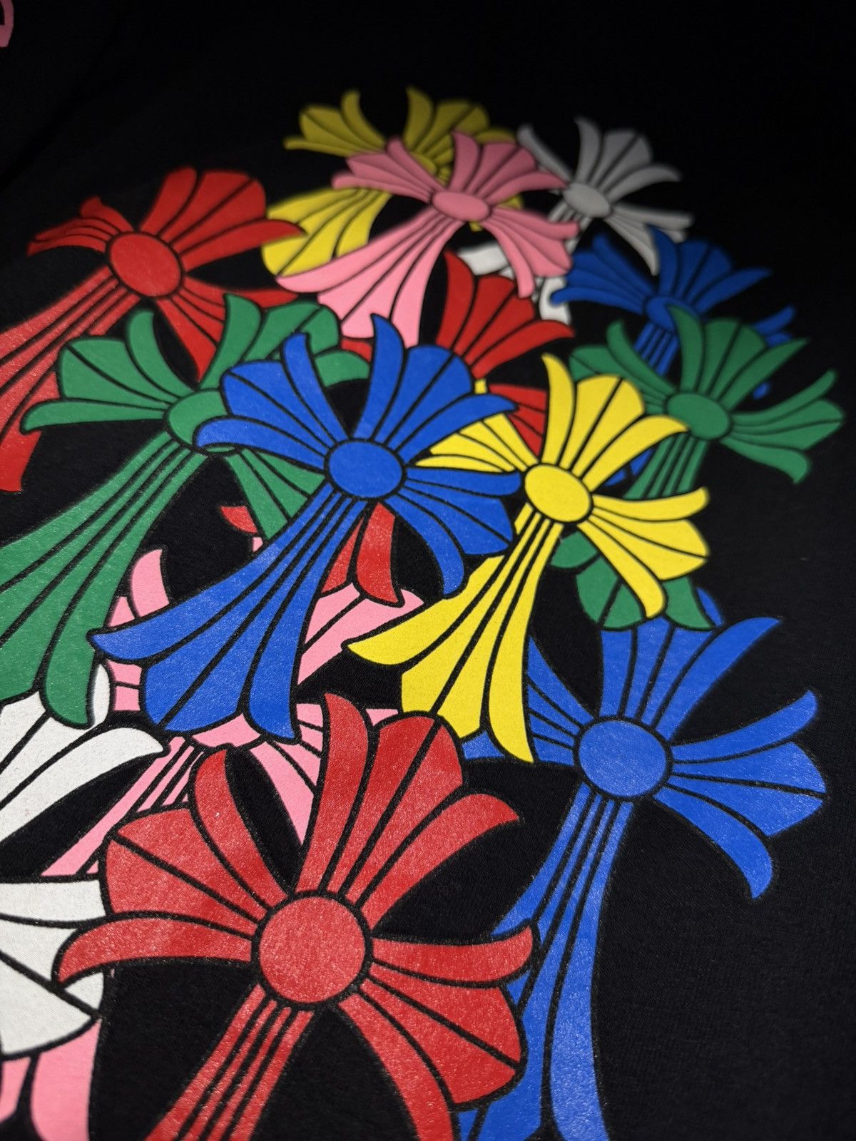 Chrome Hearts ✅ Authentic Chrome Hearts Rare Multi Color Cross Zip Up Sz M Size US M / EU 48-50 / 2 - 2 Thumbnail
