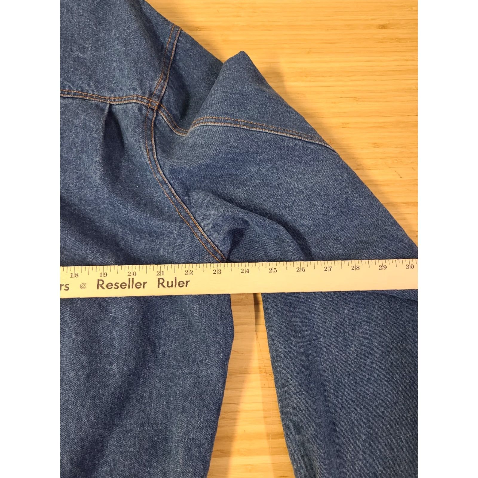 Native VINTAGE Eagles Ridge Denim Blue Jean Jacket Coat M Adults Blue 80s 90s Western Bohemian Cowboy Southwestern Lined Cotton Jacket Mens Size US 31 - 7 Thumbnail