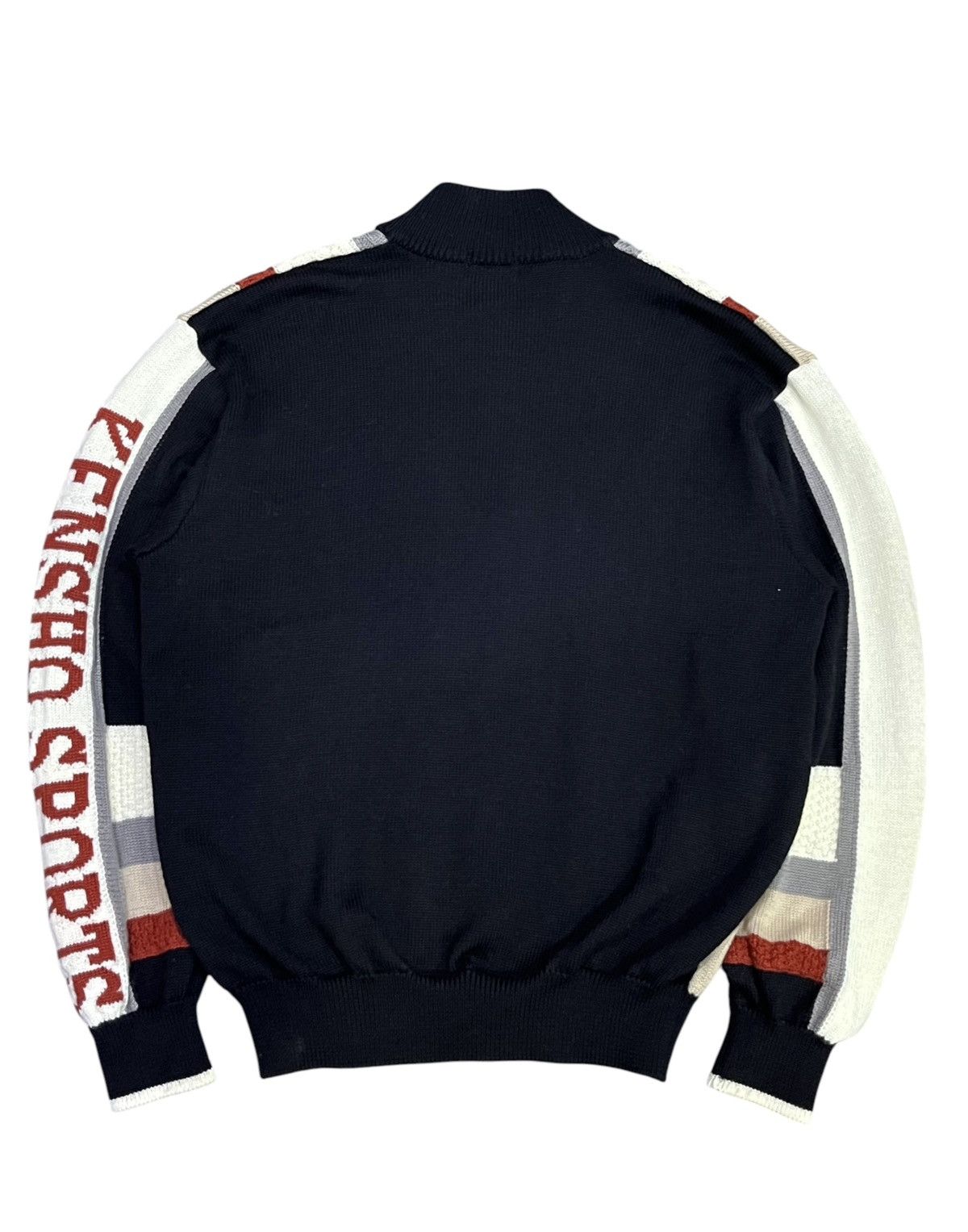 Kensho Abe 🔥FYE🔥VINTAGE KENSHO ABE SPORTS Wool Knitwear Sweater Japan Size US L / EU 52-54 / 3 - 2 Thumbnail