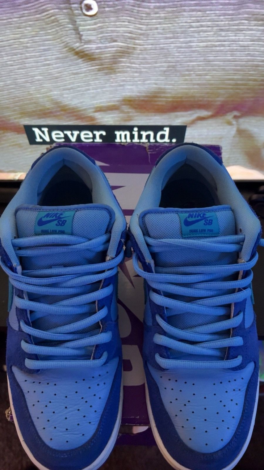 Nike SB Nike SB dunk low Blue Raspberry size 13 Size US 12 / EU 45 - 8 Thumbnail