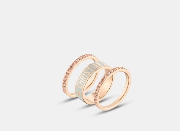 Dior o1w1db11224 Size: OS / Ring Set in Pink & Blue Size ONE SIZE - 1 Thumbnail