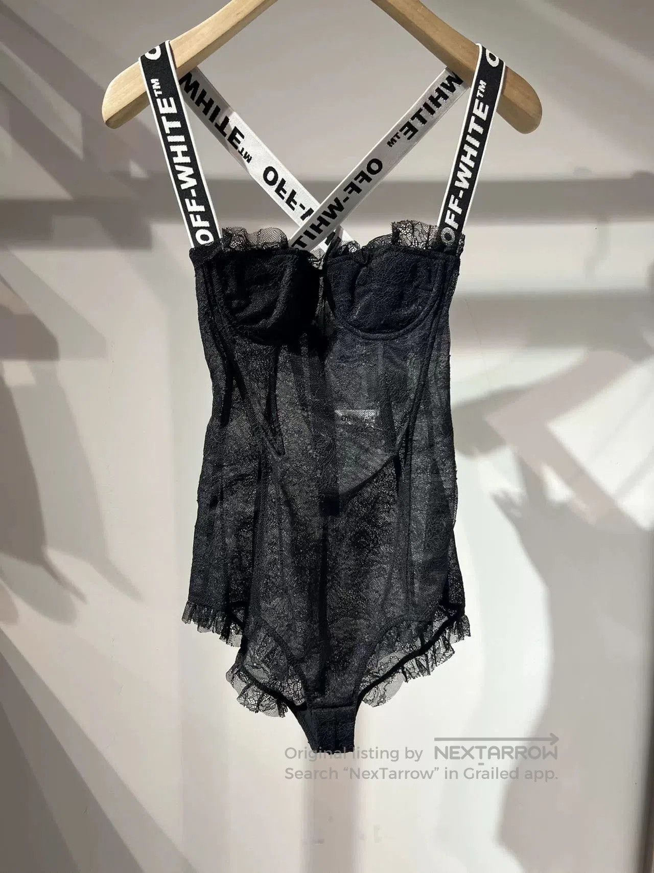 Off-White Off-White Lace Bodysuit for Women. Size S / US 4 / IT 40 - 1 Thumbnail