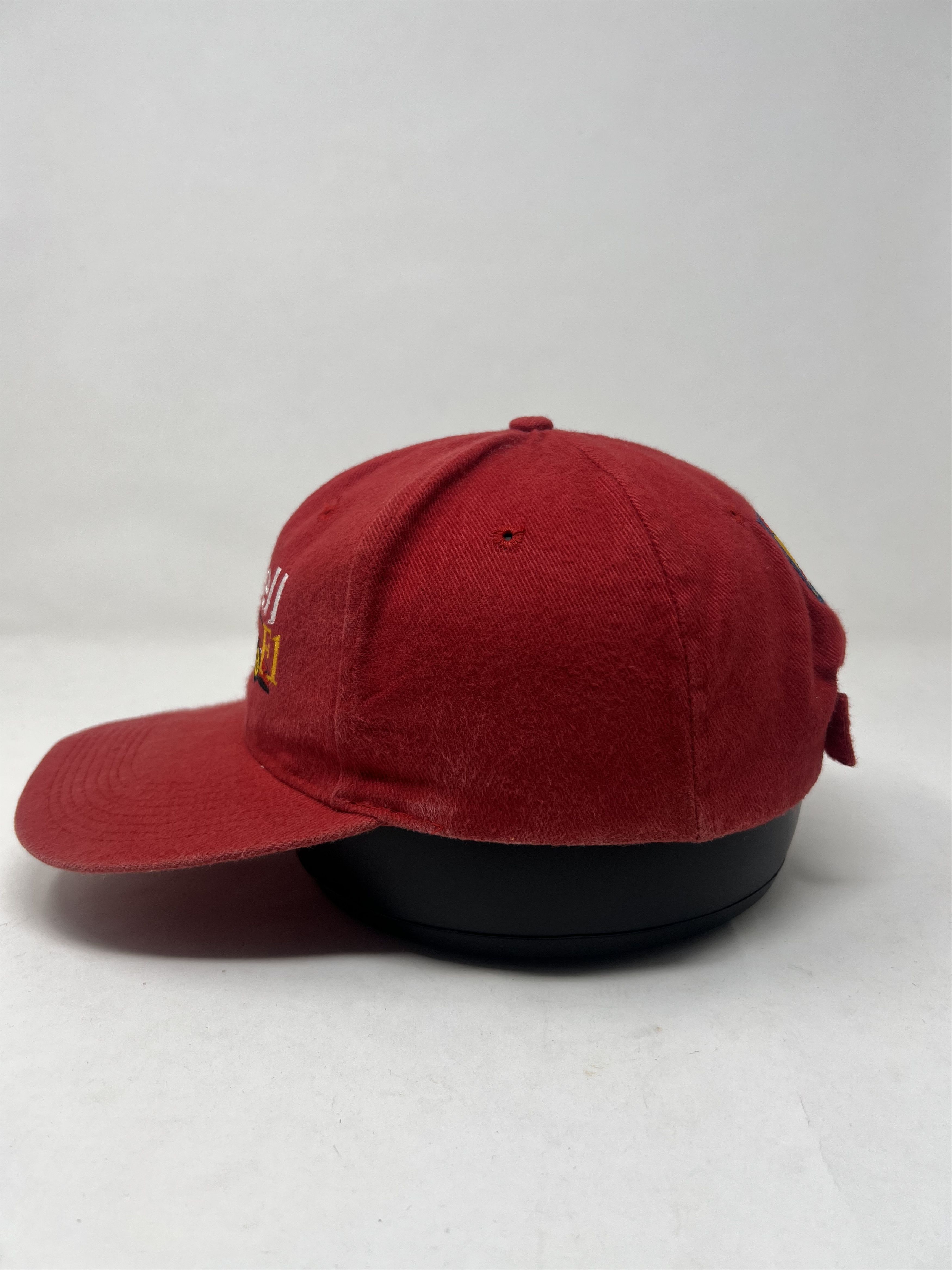 Vintage Shell F1 Vintage Red Strapback Hat Size ONE SIZE - 2 Thumbnail