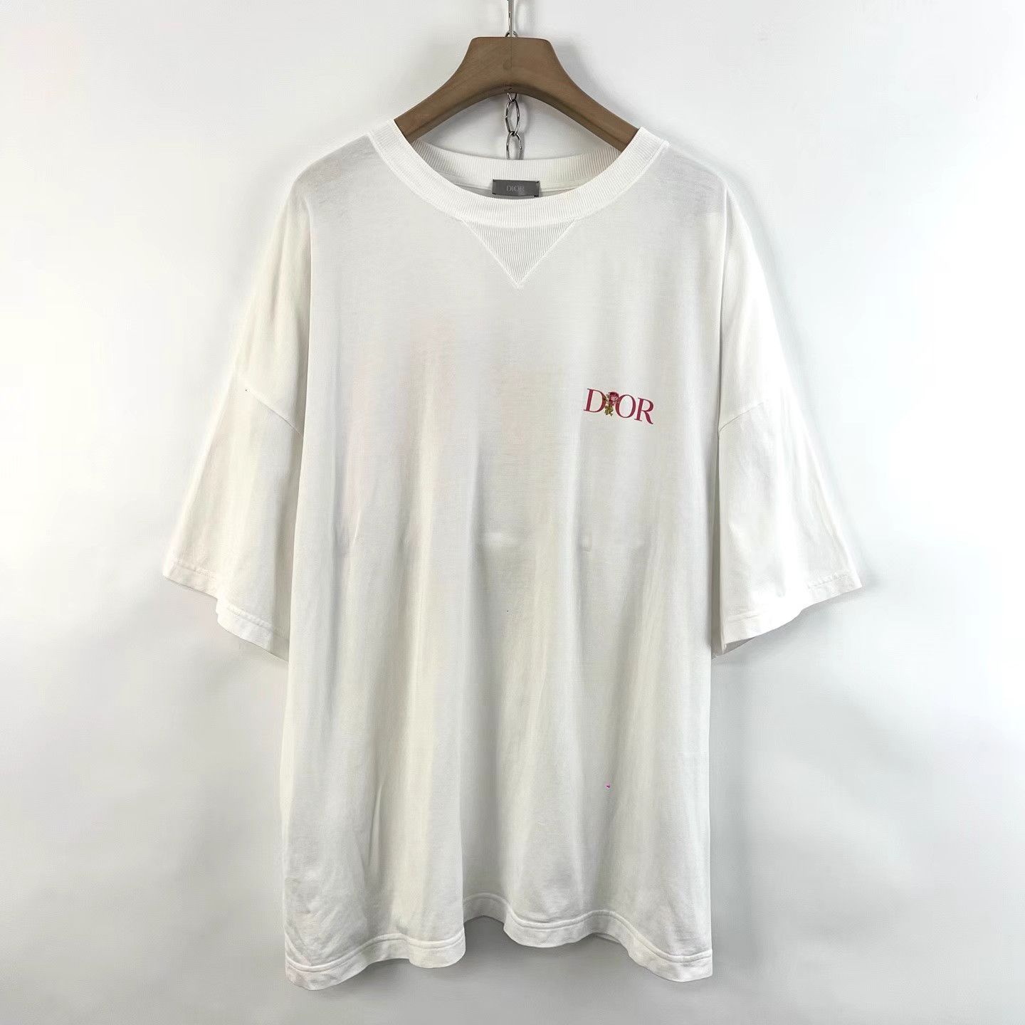 Dior DIOR White Rose Embroidered Short Sleeve K12 Size US XXL / EU 58 / 5 - 1 Thumbnail
